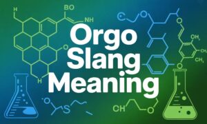 Orgo Slang Meaning