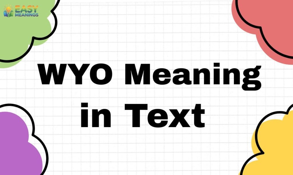 WYO Meaning in Text